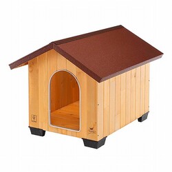 Ferplast - Ferplast Domus Ahşap Köpek Kulübesi Large 81x101x78 Cm 
