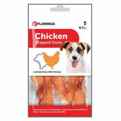 Flamingo - Flamingo Chicken Wrap Tavuklu Çubuk Köpek Ödülü 6'lı 70 Gr 