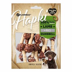 Flamingo - Flamingo Hapki Kuzulu ve Pirinçli Dumbbell Köpek Ödülü 150 Gr 