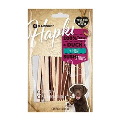 Flamingo - Flamingo Hapki Sushi Strips Ördekli ve Balıklı Şerit Köpek Ödülü 85 Gr