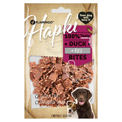 Flamingo - Flamingo Hapki Duck Rice Bites Ördekli ve Pirinçli Köpek Ödülü 85 Gr