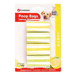 Flamingo - Flamingo Poop Limon Kokulu Köpek Dışkı Poşeti 4x15 