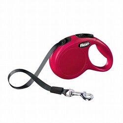 Flexi - Flexi New Classic Otomatik Şerit Köpek Gezdirme Tasması Xsmall 3 Mt Kırmızı 