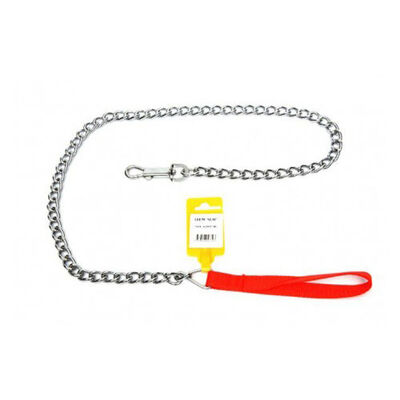 Flip Şerit Tutmalı Zincir Köpek Gezdirme Tasması 3 Mm 120 Cm 