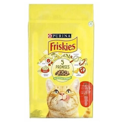 Friskies Etli Tavuklu ve Sebzeli Yetişkin Kedi Maması 10 Kg