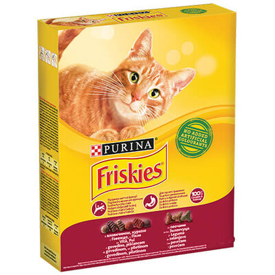 Friskies Etli Tavuklu ve Sebzeli Yetişkin Kedi Maması 10 Kg