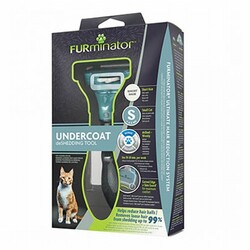 Furminator - Furminator Short Hair Kısa Tüylü Kedi Tarağı Small 