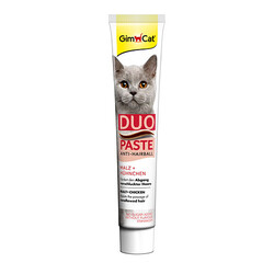 GimCat - GimCat Anti Hairball Duo Paste Malt Chicken Tüy Yumağı Önleyici Tavuklu Kedi Macunu 50 Gr 