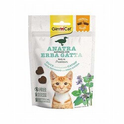GimCat - GimCat Crunchy Snacks Duck Catnip Ördekli ve Catnipli Tahılsız Kedi Ödülü 50 Gr 
