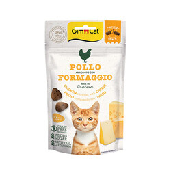 GimCat - GimCat Crunchy Tavuklu ve Peynirli Kedi Ödül Maması 50 Gr 