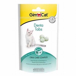 GimCat - GimCat Denta Tabs Ağız Diş Sağlığı Kedi Ödülü 40 Gr 