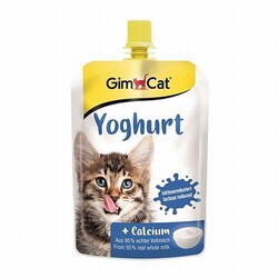 GimCat - GimCat Kalsiyumlu Kedi Ödül Yoğurdu 150 Gr 