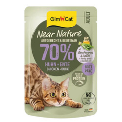 Gimcat - GimCat Near Nature Ezme Tavuklu ve Ördekli Pouch Yetişkin Kedi Konservesi 85 Gr 