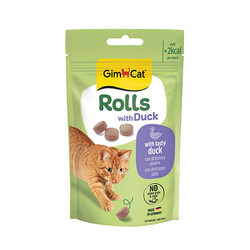 GimCat - GimCat Rolls Ördekli Kedi Ödül Maması 50 Gr 