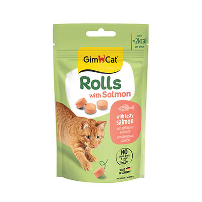 GimCat Rolls Somonlu Kedi Ödül Maması 50 Gr 