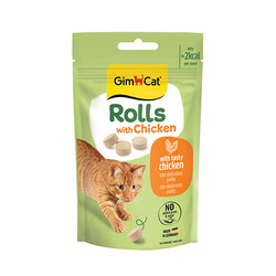 GimCat - GimCat Rolls Tavuklu Kedi Ödül Maması 50 Gr 