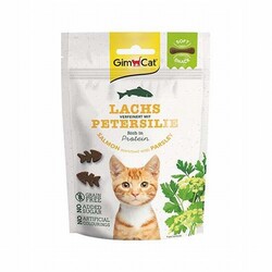 Gimcat - GimCat Soft Snacks Salmon Parsley Somonlu ve Maydanozlu Tahılsız Kedi Ödülü 60 Gr 