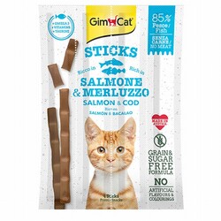 Gimcat - GimCat Sticks Alabalıklı ve Somonlu Kedi Ödül Çubukları 20 Gr 