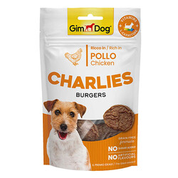 Gimdog - GimDog Charlies Burgers Tavuklu Tahılsız ve Şekersiz Köpek Ödülü 70 Gr 