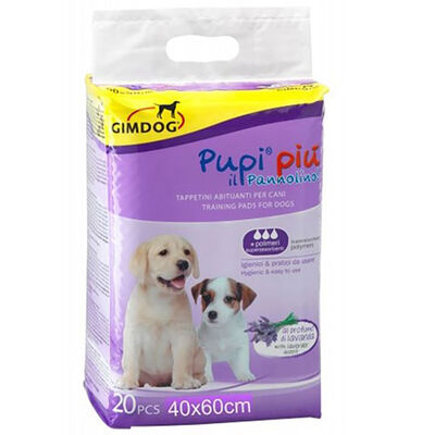 GimDog Lavanta Kokulu Köpek Çiş Pedi 20'li 40x60 Cm 