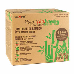 GimDog - GimDog Pupi Piu Bambu Köpek Çiş Pedi 50'li 60x90 Cm 