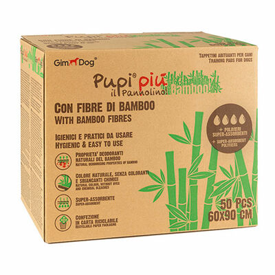 GimDog Pupi Piu Bambu Köpek Çiş Pedi 50'li 60x90 Cm 