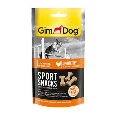 GimDog Sportsnack Coalfish Kömür Balıklı ve L Karnitinli Tahılsız Köpek Ödülü 60 Gr