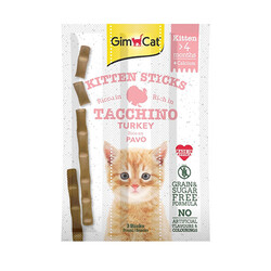 GimCat - GimCat Sticks Kitten Hindili Yavru Kedi Ödül Çubukları 3x3 Gr 