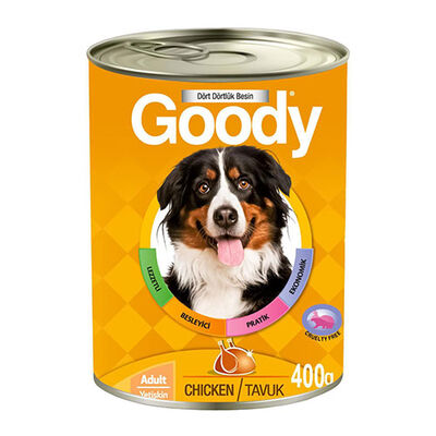 Goody Tavuklu Yetişkin Köpek Konservesi 12 Adet 400 Gr 