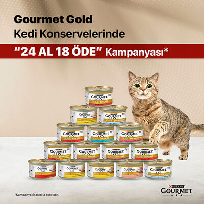 Gourmet Gold Parça Etli Serisi 24 al 18 Öde