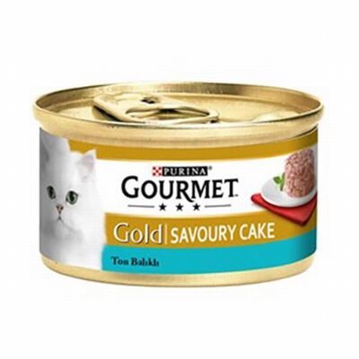 Gourmet Gold Savoury Cake Ton Balıklı Yetişkin Kedi Konservesi 85 Gr 