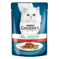 Gourmet Perle - Gourmet Perle Izgara Sığır Etli Yetişkin Kedi Konservesi 26 Adet 85 Gr 
