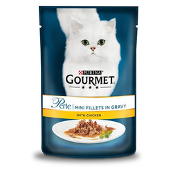 Gourmet Perle - Gourmet Perle Izgara Tavuklu Yetişkin Kedi Konservesi 26 Adet 85 Gr 