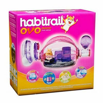 Hagen Habitrail Ovo Hamster Kafesi Pembe 