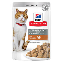  - Hill’s SCIENCE PLAN Sterilised Hindili Pouch Kısırlaştırılmış Kedi Konservesi