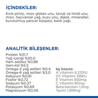 Hill’s SCIENCE PLAN Adult Lamb Kuzulu Yetişkin Kedi Maması 1,5 Kg 