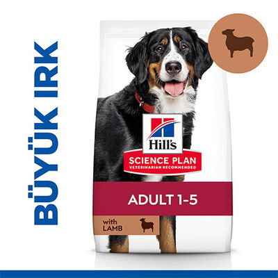 Hill’s SCIENCE PLAN Adult Large Breed Lamb & Rice Büyük Irk Kuzulu Yetişkin Köpek Maması 14 Kg 