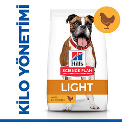 Hill's Science Plan - Hill’s SCIENCE PLAN Adult Light Medium Chicken Orta Irk Tavuklu Light Köpek Maması 14 Kg 