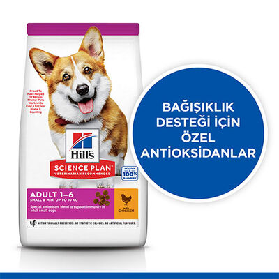 Hill’s SCIENCE PLAN Adult Small & Mini Chicken Küçük Irk Tavuklu Yetişkin Köpek Maması 3 Kg 