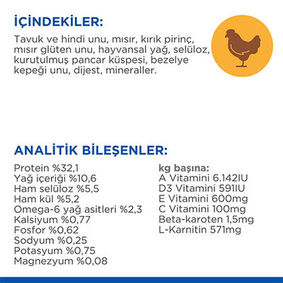 Hill’s SCIENCE PLAN Chicken Tavuklu Düşük Kalorili Light Kedi Maması 3 Kg 