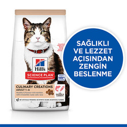 Hill’s SCIENCE PLAN Culinary Creations Somonlu ve Havuçlu Yetişkin Kedi Maması 10 Kg - Thumbnail