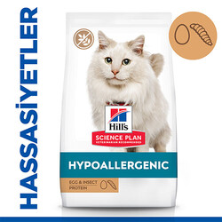 Hill’s SCIENCE PLAN Hypoallergenic Tahılsız Yumurtalı ve Böcekli Yetişkin Kedi Maması - Thumbnail