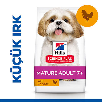 Hill’s SCIENCE PLAN Mature Adult 7+ Small & Mini Chicken Küçük Irk Tavuklu Yaşlı Köpek Maması 1,5 Kg 