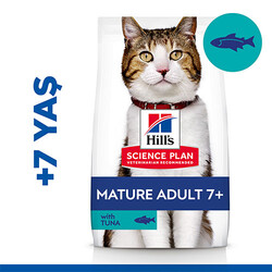 Hill’s SCIENCE PLAN Mature Adult 7+ Ton Balıklı Yaşlı Kedi Maması 1,5 Kg - Thumbnail