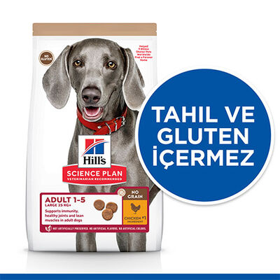 Hill’s SCIENCE PLAN No Grain Adult Large Tavuklu Tahılsız Yetişkin Köpek Maması 12 Kg 