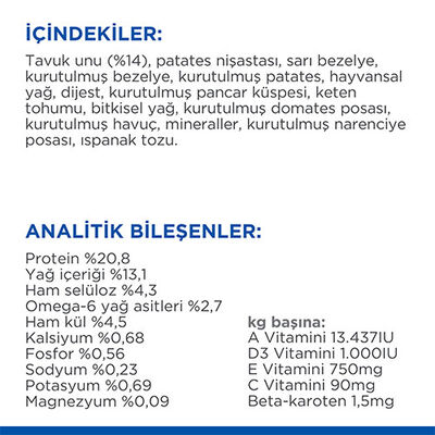 Hill’s SCIENCE PLAN No Grain Mature Adult 7+ Chicken Tavuklu Tahılsız Yaşlı Köpek Maması 2,5 Kg 