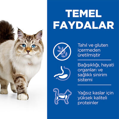 Hill’s SCIENCE PLAN No Grain Tavuklu Tahılsız Yetişkin Kedi Maması 1,5 Kg 