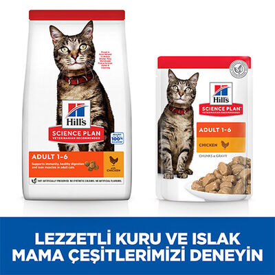 Hill’s SCIENCE PLAN Optimal Care Tavuklu Yetişkin Kedi Maması 3 Kg 