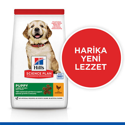 Hill’s SCIENCE PLAN Puppy Large Breed Chicken Büyük Irk Tavuklu Yavru Köpek Maması 2,5 Kg 