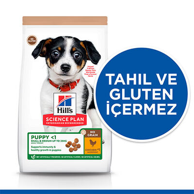 Hill’s SCIENCE PLAN Puppy Small & Medium No Grain Chicken Tavuklu Tahılsız Yavru Köpek Maması 2,5 Kg 